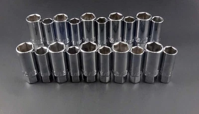 ¡LOTE al por mayor de 10 piezas de HERRAMIENTAS MANUALES ARTESANAS 3/8 unidades 2 piezas juegos de enchufes de bujías! Foto 1 de 4