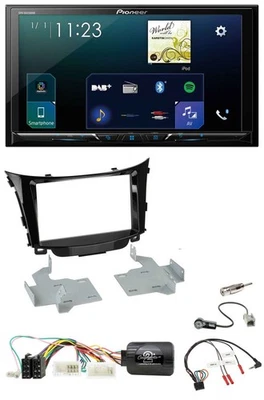 Pioneer Lenkrad Bluetooth USB 2DIN DAB Autoradio für Hyundai i30 2012-2017 - Bild 1 von 4