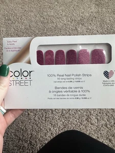 Color Street 100% Echt Nagellack Streifen 16er Set Glitter Pink Crab-tastic - Bild 1 von 4