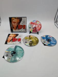 D2 (Sega Dreamcast, 2000) Fully Complete, 4 Discs And Manual, Exc Condition - Picture 1 of 6