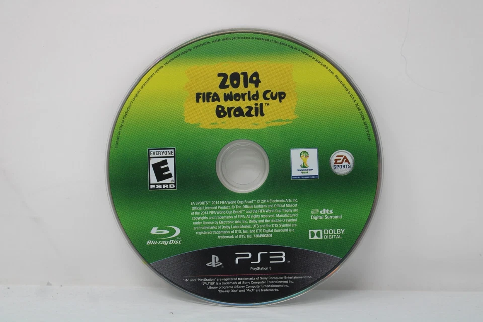 2014 FIFA WORLD CUP BRAZIL (PS3) PLAYSTATION 3 (DISC-ONLY) - Image 1 of 1