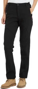 Pantaloni Trekking Donna Invernali Impermeabile Pantaloni Sci Termici Softshell  - Foto 1 di 12