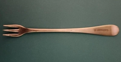 Bamberger's Dept Store Cocktail Fork Rogers & Hamilton Silverplate - Image 1 of 4