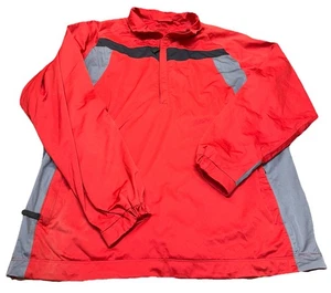 Nike Golf Storm Fit Windshirt Chaqueta Roja 1/2 Cremallera Cuello Simulado Ventilado Para Hombre’s L - Imagen 1 de 8
