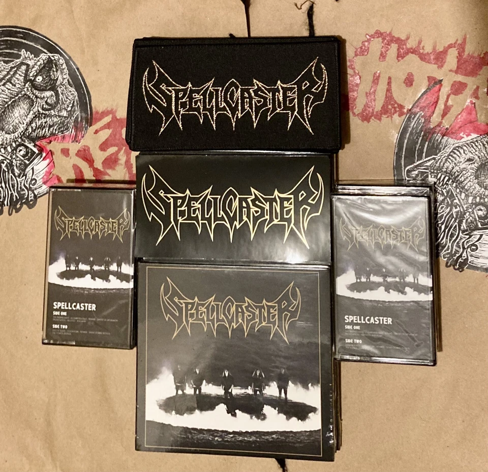 SPELLCASTER-CD/CASSETTE TAPE/PATCH/STICKER-Deluxe Ed.-HEAVY METAL BAND-HOTA REX - Bild 1 von 2