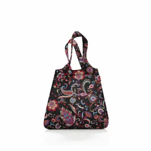 reisenthel mini maxi shopper, faltbare Einkaufstasche, Paisley Black, 15 L - Bild 1 von 2