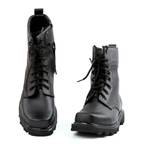 Neu Herren Taktisch Armee Komfort Leder Kampf Militär Stiefeletten Kampfschuhe - Bild 1 von 18