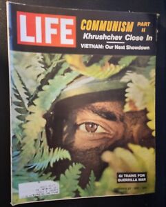 Life Magazine October 27 1961 Vietnam Showdown Soldier Trains Guerilla War