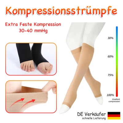 VARCOH 30-40 mmHg Kompressionsstrümpfe,Kompressionssocken für Damen Herren,Medizinisch