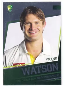 2012-13 SE PRODUCTS CRICKET CARD AUSTRALIAN REP. CARD AR03 SHANE WATSON - Picture 1 of 2