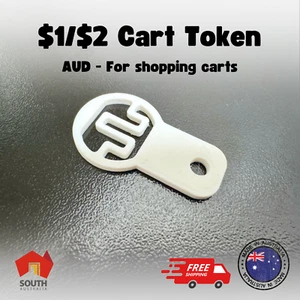 Removable Shopping Trolley Cart Token Key Unlocker Key Aldi Coles Woolies Kmart - Picture 1 of 3
