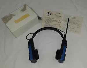 Vintage International Kopfhörer Radio AM/FM Stereo Sound Farbe Blau  - Bild 1 von 5