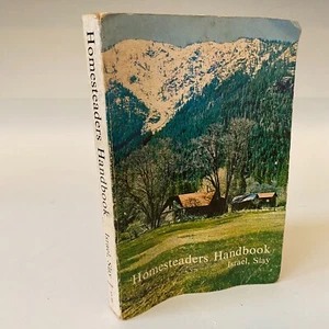*SIGNED* Homesteaders Handbook Rich Israel Vintage PPBK 1975 off-grid prepper - Picture 1 of 18