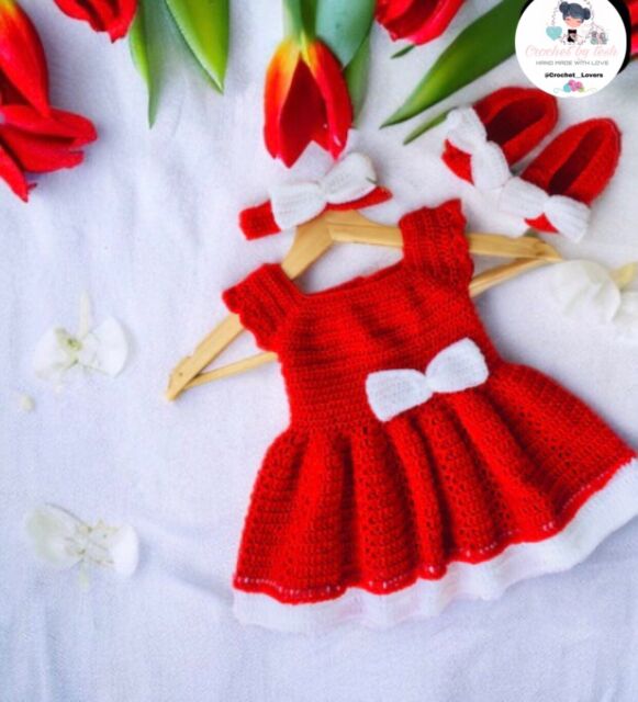 Croche pro Bebe  Roupas de crochê para bonecas, Crochê, Vestidos de crochê  infantil