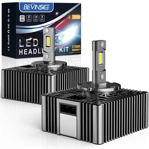 Bombillas de faros LED D5S 6000K alto/bajo para GMC Sierra 1500 2500 3500 HD 2016-2020 - Imagen 1 de 11