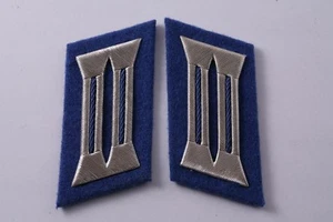 East German DDR Transportpolizei Police Badge Higher Rank Collar Tab Board TRAPO - Picture 1 of 3