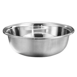 Stainless Steel Deep Mixing Bowl Cooking Baking Flat Base Metal Different Sizes - Picture 1 of 1