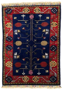 120 x 83cm Vintage Handmade Afghan Carpet Ziegler Traditional Oriental Wool Rug - Picture 1 of 24