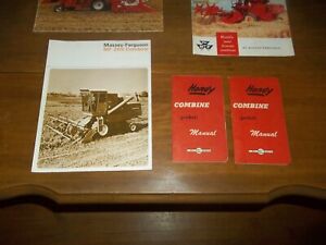 Vintage Lot Massey Ferguson Combines Brochures Pamphlets Literature Advertising!