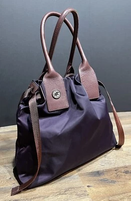 Bolso de hombro/bolso de mano de nailon/cuero ciruela HUNTING WORLD Foto 1 de 4