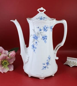 Alt Tirschenreuth 1838 - BARONESSE Vergissmeinnicht - Kaffeekanne 1,5 L. - Bild 1 von 2