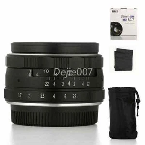 Meike MK-35mm F1.7 Manual Focus Lens for Olympus Cameras EM1/M/M10/EP5/EPL3/PL5 - Picture 1 of 6