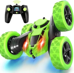 Ferngesteuertes Auto 90 Min ab 6 Spielzeit 2.4Ghz Doppelseitig 360° RC C151 - Bild 1 von 6