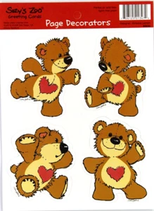 Suzy's Zoo - "Love Teddy Bear" Seite Dekorateur #83030 GROSSPACKUNG 25 BLATT - Bild 1 von 1