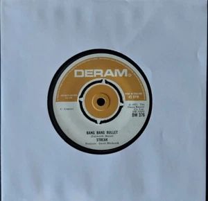 Streak - Bang Bang Bullet - UK 7" Single (Deram 1973 Excellent - Picture 1 of 2