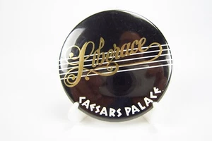 Vintage Caesars Palace Liberace 3 inch Pinback Button - Imagen 1 de 3