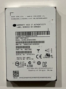 HGST 400GB 2.5" 6Gb/s MLC SAS SSD Solid State Drive HUSML4040ASS601 P/N: 0B27500 - Picture 1 of 4