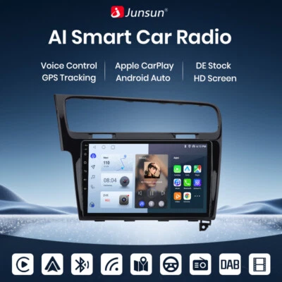 Für VW Golf 7 MK7 VII 2013-2017 Android 13 Autoradio CarPlay 64G Navi GPS BT - Bild 1 von 4