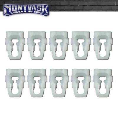 Fit For 77-1990 Dodge Ram Body Side Fender Door Box Belt Molding Trim Clips New Foto 1 de 4