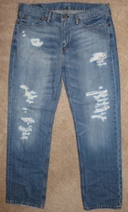 Levi's Jeans 514 Men’s Slim Straight Leg Size 36 x 30 Medium Wash Blue Denim - Picture 1 of 6