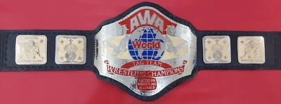 Cinturón réplica Campeonato Mundial de Lucha en Parejas Talla Adulto Foto 1 de 4