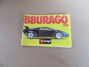 338I Vintage Burago 1991 Catalogue 64 Pages - Picture 1 of 8