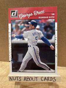 2023 Donruss Baseball Retro Base #284 George Brett - Kansas City Royals