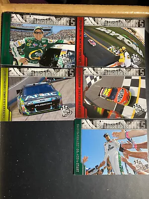 2012 Press Pass NASCAR lot of 5 2011 Highlights cards #91, 95, 97, 98, 100 - Image 1 of 4