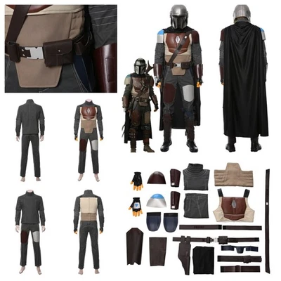 HANDGEFERTIGT Star Wars The Mandalorian Din Djarin Cosplay Costume Halloween Cloak full sets