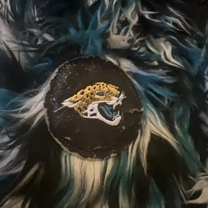 Jacksonville Jaguars Scarf Fur Winter Neck - Team Logo Warm Soft Preowned - Picture 1 of 6