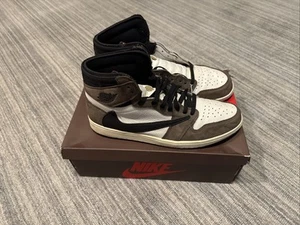 Travis Scott x Air Jordan 1 Retro High OG Mocha Size 13 Slightly Used - Picture 1 of 8