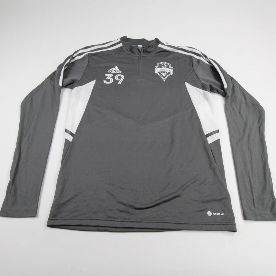 Suéter Adidas Seattle Sounders FC gris para hombre usado Foto 1 de 1