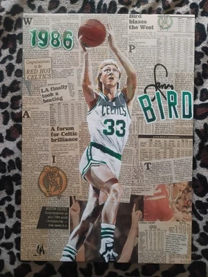 Larry Bird 1/1 Original Painting By The Artist - Image 1 of 4