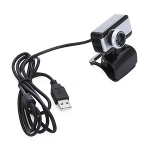 480P 360 Degree Resolution Webcam USB 2.0 Web Camera Built-in Microphone - Photo 1/6