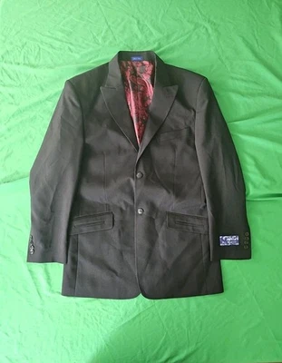 Chaqueta Esmoquin Blu Martini Negra Roja Floral Encaje 21w 33L 22.5c Nueva Foto 1 de 4