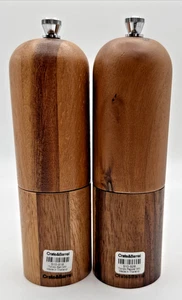 MCM Crate And Barrel Tondo Salt Mill #510-518 & Pepper Mill #510-526 NEW - Picture 1 of 10