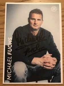 Handsignierte Autogrammkarte MICHAEL FUCHS DFB Frauen Damen Deutschland EM 2025 - Picture 1 of 1