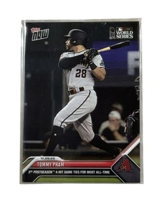 WORLD SERIES Tommy Pham Topps JETZT Diamondbacks Baseballkarte vier Hit Spiel - Bild 1 von 2