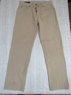 Pantalones de mezclilla para hombre Marlboro Classics pierna recta - botón mosca - tostados 34W x 32L Foto 1 de 4