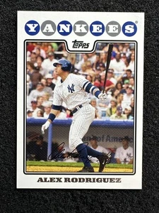 ALEX RODRIGUEZ #1 2008 Topps Béisbol Cantidad New York Yankees - Imagen 1 de 2